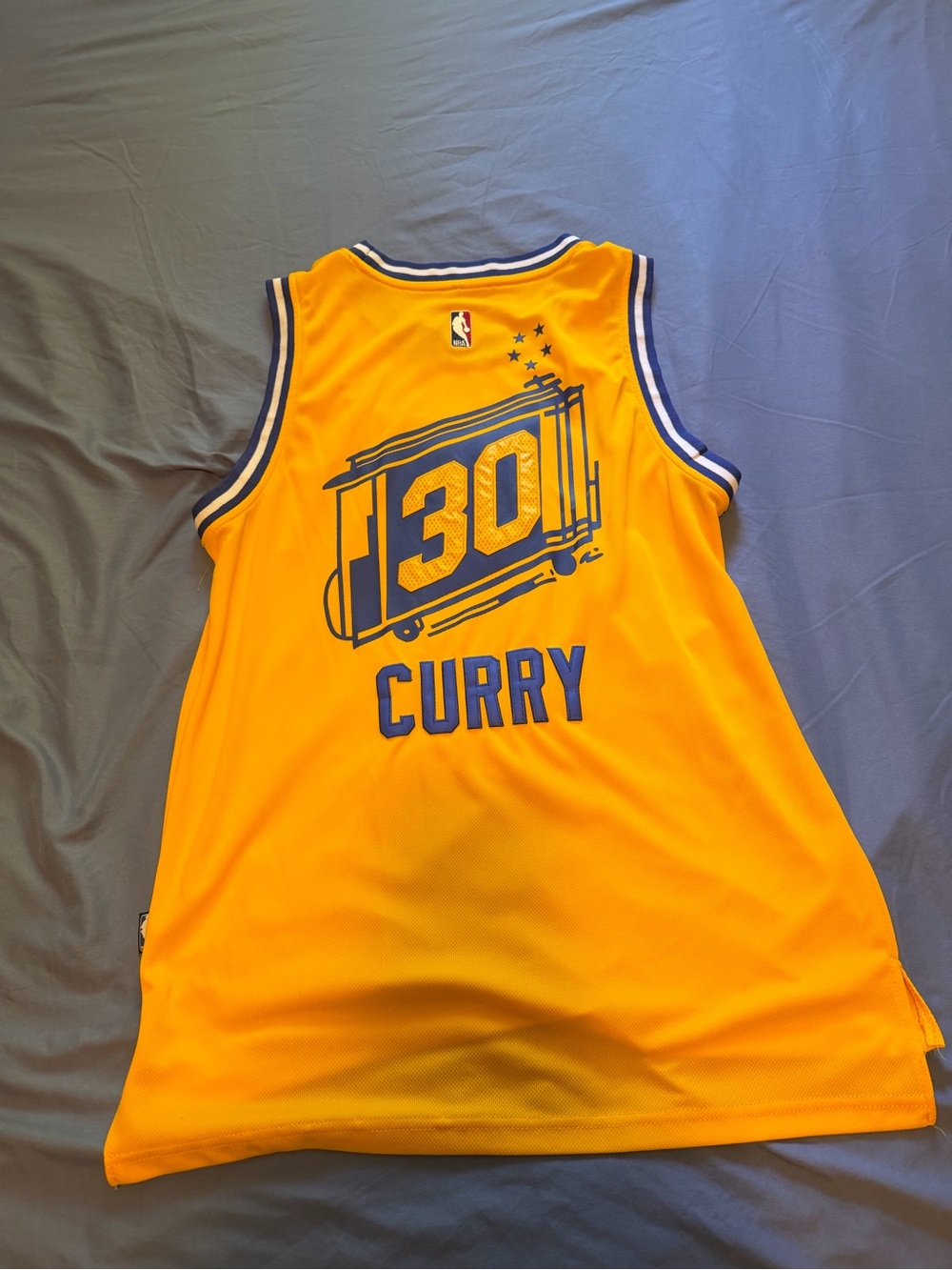 adidas Golden Yellow Stephen Curry #30 Men's Jersey